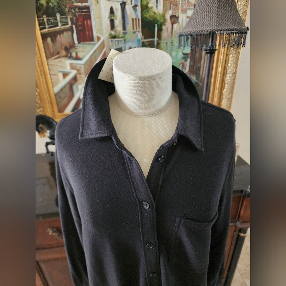 NWT-Super SOFT Black Shirt/Jacket!🌠